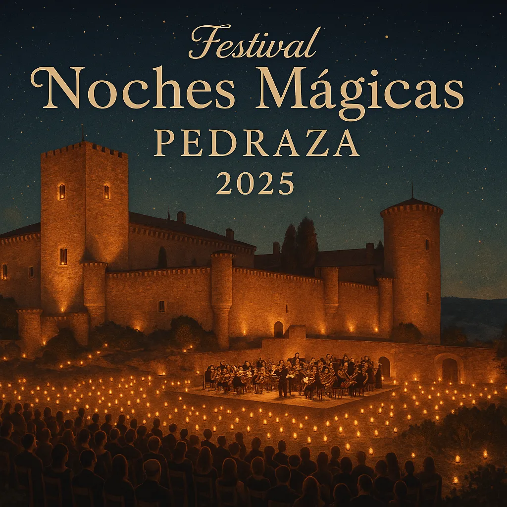Festival Noches Mágicas en Pedraza - Castillo iluminado